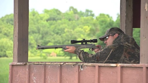 CVA .50 cal. Optima V1 SS / Camo Black Powder Muzzleloader Rifle with Scope - image 9 from the video